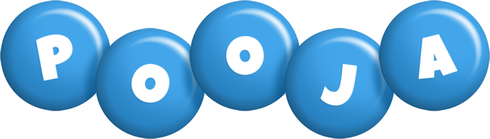 Pooja candy-blue logo