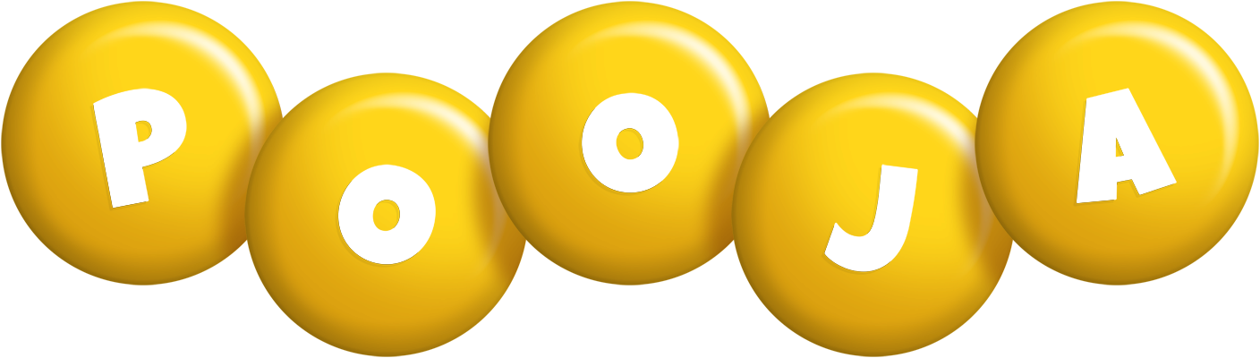 Pooja candy-yellow logo