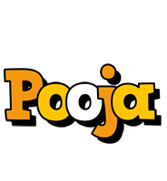 Pooja cartoon logo