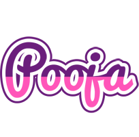 Pooja cheerful logo