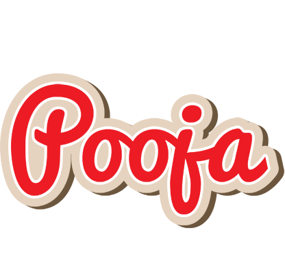 Pooja chocolate logo