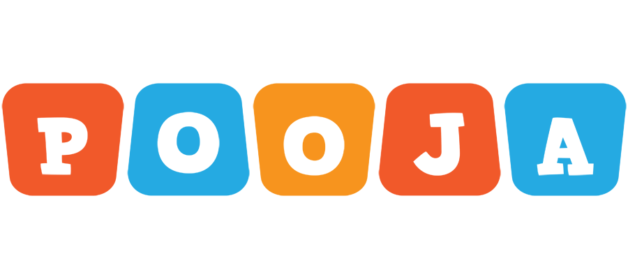 Pooja comics logo