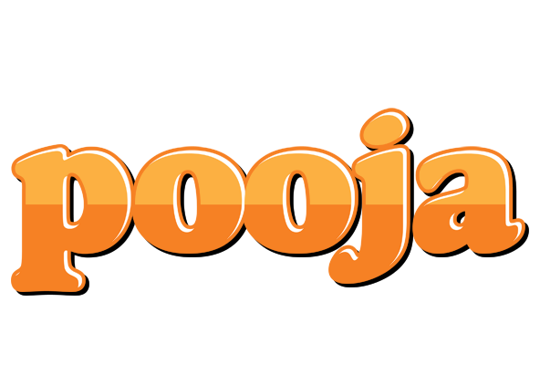 Pooja orange logo