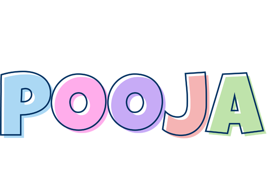 Pooja pastel logo