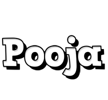 Pooja snowing logo
