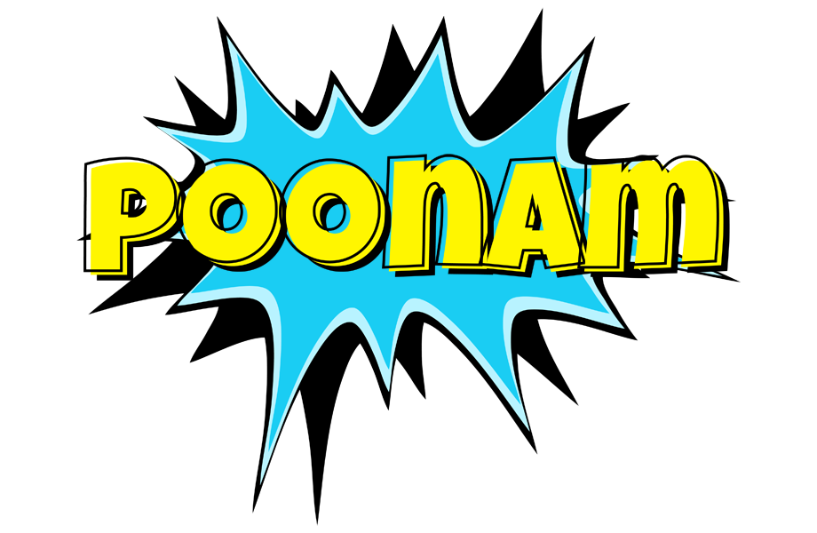 Poonam amazing logo