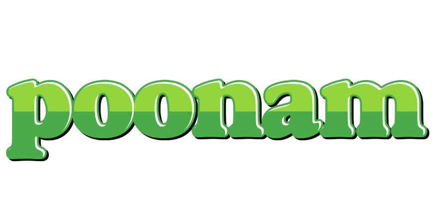 Poonam apple logo