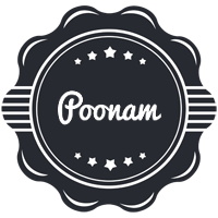 Poonam badge logo