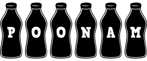 Poonam bottle logo