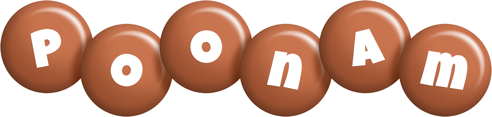 Poonam candy-brown logo
