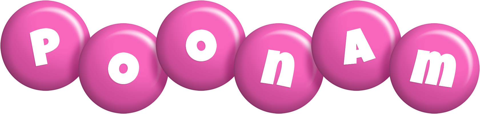 Poonam candy-pink logo