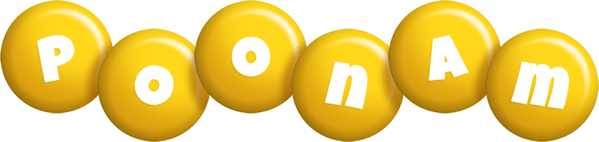 Poonam candy-yellow logo