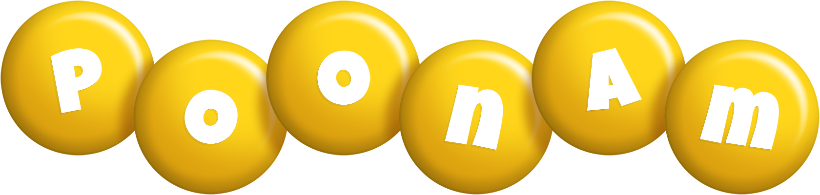 Poonam candy-yellow logo
