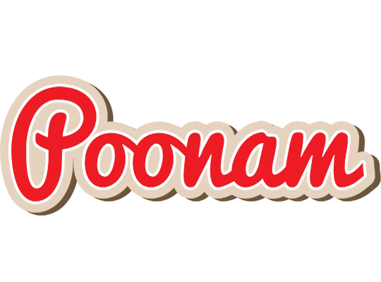 Poonam chocolate logo