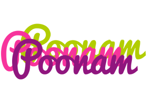 Poonam flowers logo