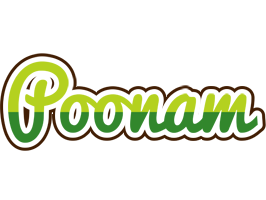 Poonam golfing logo