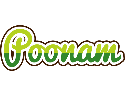 Poonam golfing logo