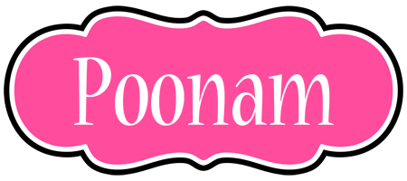 Poonam invitation logo