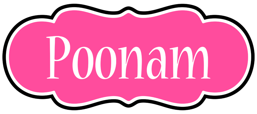 Poonam invitation logo