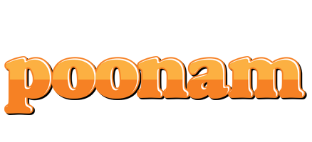 Poonam orange logo