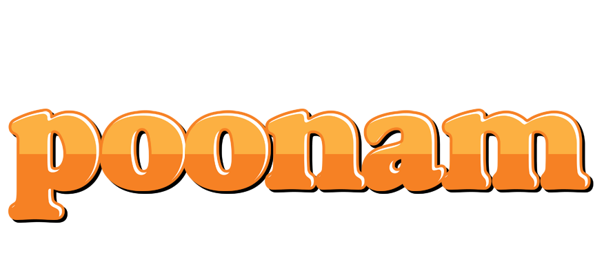 Poonam orange logo