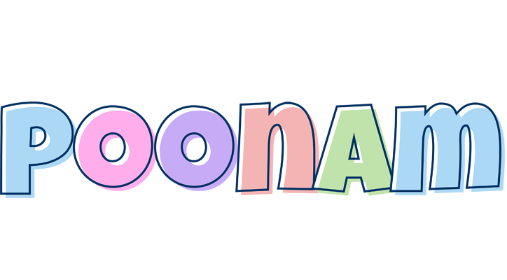 Poonam pastel logo