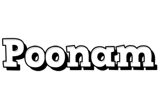 Poonam snowing logo