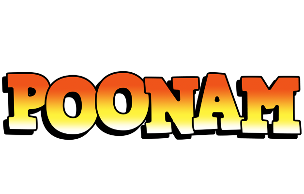 Poonam sunset logo