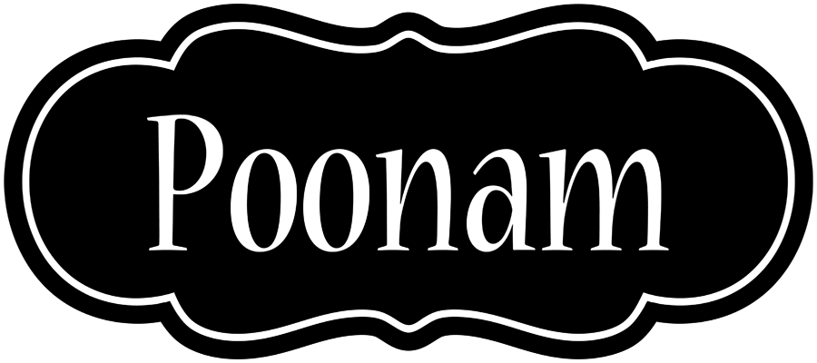 Poonam welcome logo