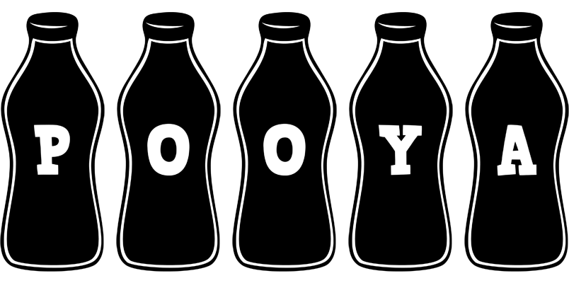 Pooya bottle logo