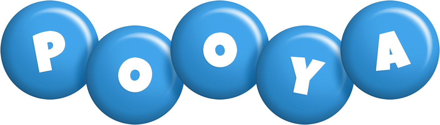 Pooya candy-blue logo