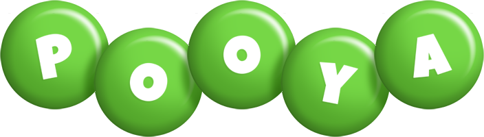 Pooya candy-green logo