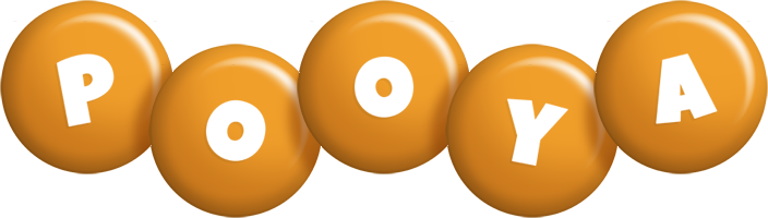 Pooya candy-orange logo