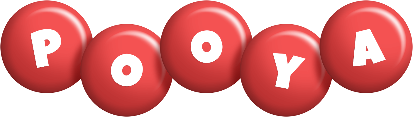 Pooya candy-red logo