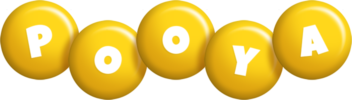 Pooya candy-yellow logo