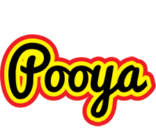 Pooya flaming logo