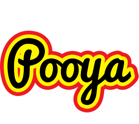 Pooya flaming logo