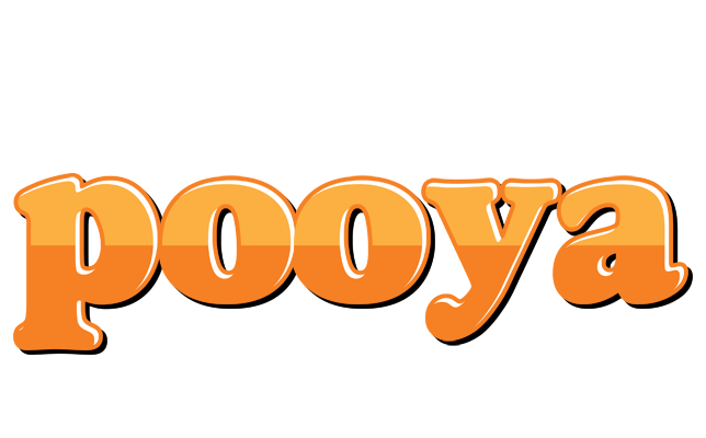 Pooya orange logo