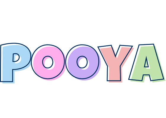 Pooya pastel logo