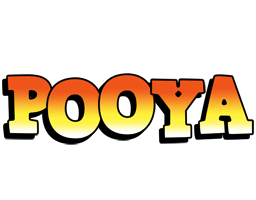 Pooya sunset logo