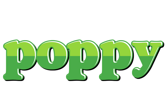 Poppy apple logo
