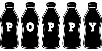 Poppy bottle logo