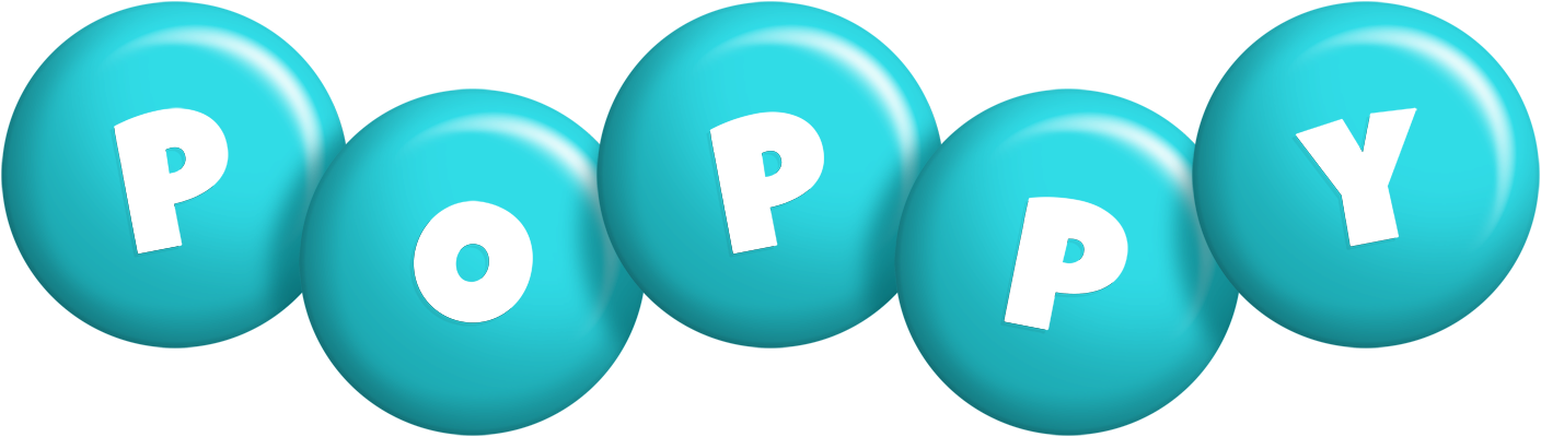 Poppy candy-azur logo