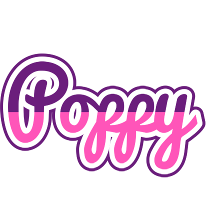 Poppy cheerful logo