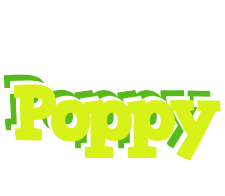 Poppy citrus logo
