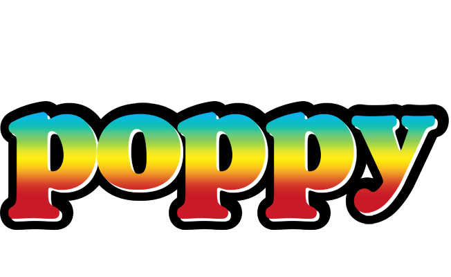 Poppy color logo
