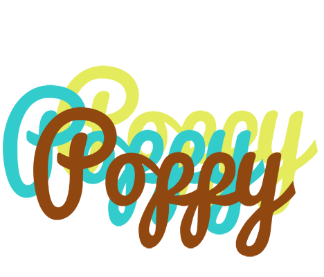 Poppy cupcake logo