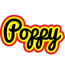 Poppy flaming logo