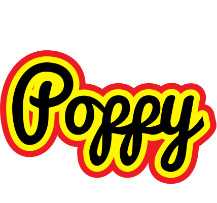 Poppy flaming logo