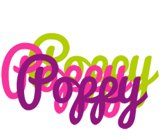 Poppy flowers logo